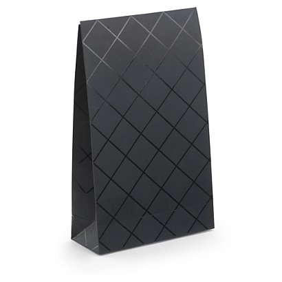 40 pochettes cadeau noires à fermeture adhésive, 140 x 55 x 230 mm - 1