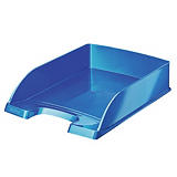 5 bacs à courrier standard format portrait Wow Leitz Plus coloris bleu métallisé 5 bacs à courrier standard format portrait Wow Leitz Plus coloris bleu métallisé