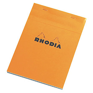 5 blocs Rhodia A5 agrafés modèle non perforé réglure 5 x 5