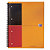 5 cahiers  Notebook 160 pages lignées  Oxford International coloris orange, le lot - 1