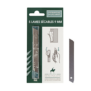 5 lames 9 mm pour cutter à vis 5 lames 9 mm pour cutter à vis