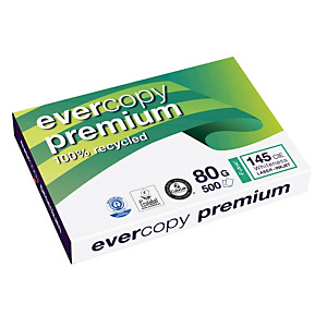 5 ramettes papier 100% recyclé Evercopy Premium A3 80g 5 ramettes papier 100% recyclé Evercopy Premium A3 80g