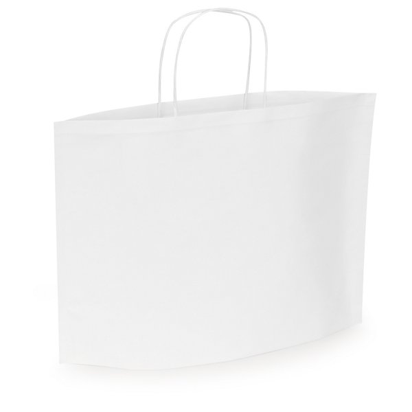 50 buste shopper in carta kraft avana con soffietti sul fondo 46x31x15cm - 5