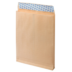 50 zakomslagen in versterkte kraft met balgen 30 mm GPV formaat 280 x 375 zonder venster 50 zakomslagen in versterkte kraft met balgen 30 mm GPV formaat 280 x 375 zonder venster