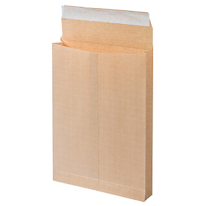 50 zakomslagen in versterkte kraft met balgen 50 mm GPV formaat 229 x 324 zonder venster 50 zakomslagen in versterkte kraft met balgen 50 mm GPV formaat 229 x 324 zonder venster