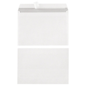500 enveloppes C5 blanches économiques à bande protectrice 162 x 229 mm sans fenêtre vélin 80 g