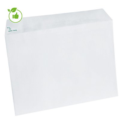 500 enveloppes C5 extra blanches Erapure GPV à bande protectrice 162 x 229 mm sans fenêtre papier 100% recyclé 80 g - 1
