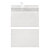 500 enveloppes C6 blanches 1er prix à bande protectrice 114 x 162 mm sans fenêtre vélin 80 g - 1