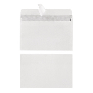 500 enveloppes C6 blanches 1er prix à bande protectrice 114 x 162 mm sans fenêtre vélin 80 g 500 enveloppes C6 blanches 1er prix à bande protectrice 114 x 162 mm sans fenêtre vélin 80 g