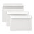 500 enveloppes C6 blanches économiques gommées 114 x 162 mm sans fenêtre vélin 70 g - 2