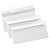500 enveloppes DL blanches 1er prix à bande protectrice 110 x 220 mm sans fenêtre vélin 80 g - 2
