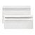500 enveloppes DL blanches 1er prix à fermeture autocollante 110 x 220 mm sans fenêtre vélin 80 g - 1
