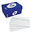 500 enveloppes DL blanches Clairefontaine à bande protectrice 110 x 220 mm avec fenêtre 35 x 100 mm vélin 80 g - 1