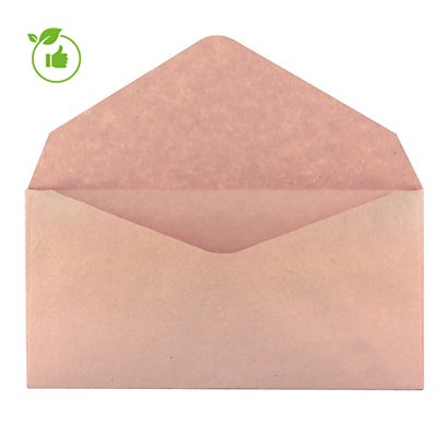500 enveloppes élections GPV 90 x 140 mm papier recyclé velin 75 g coloris bulle - 1