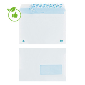 500 extra witte GPV enveloppen C5 met beschermstrip 162 x 229 mm met venster 45 x 100 mm velijn 90 g 500 extra witte GPV enveloppen C5 met beschermstrip 162 x 229 mm met venster 45 x 100 mm velijn 90 g