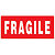 500 étiquettes d'expédition "Fragiles", lot de 2 rouleaux - 2