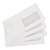 500 voordelige witte zelfklevende enveloppen 110 x 220 mm met venster 45 x 100 mm - 2