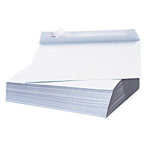 500 witte C5 enveloppen La Couronne met beschermstrip 162 x 229 mm zonder venster velijn 80 g