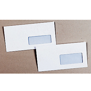 500 witte DL enveloppen La Couronne met beschermstrip 110 x 220 mm met venster 45 x 100 mm velijn 80 g 500 witte DL enveloppen La Couronne met beschermstrip 110 x 220 mm met venster 45 x 100 mm velijn 80 g