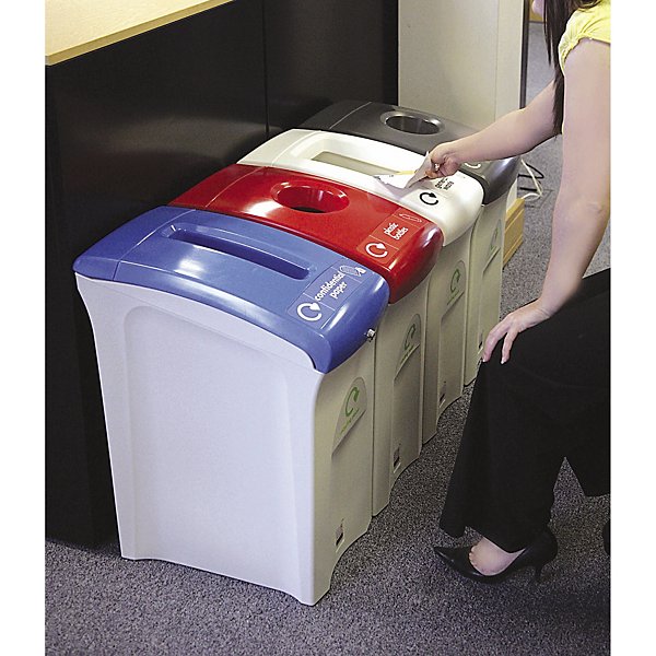 57 litre mini envirobin recycling bin, general waste graphic - 2