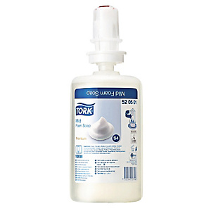 6 cartouches Tork de savon mousse doux 1 L 6 cartouches Tork de savon mousse doux 1 L