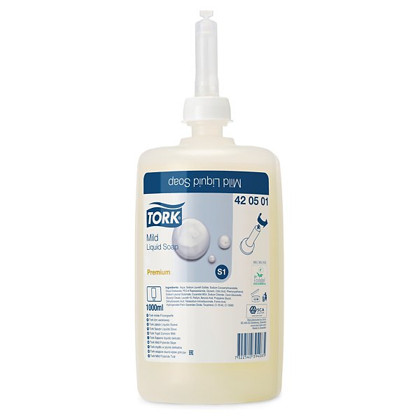 6 flaconi di sapone liquido per l'industria capacità 1 litro TORK - 2