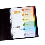 6 intercalaires personnalisables Ready Index Avery format A4 touches numériques carte 190 g 6 intercalaires personnalisables Ready Index Avery format A4 touches numériques carte 190 g
