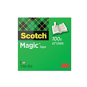 6 onzichtbare plakbanden Magic Scotch® 19 mm x 66 m