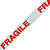 6 rubans adhésifs de signalisation des colis « Fragile », 50 mm x 100 m - 2