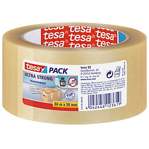 6 rubans adhésifs Tesa PVC 57177 Transparent 50 mm x 66 m 6 rubans adhésifs Tesa PVC 57177 Transparent 50 mm x 66 m