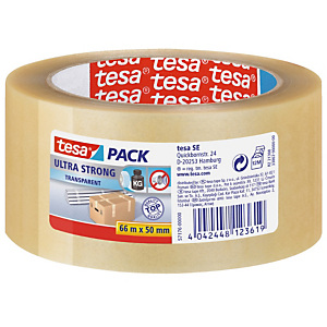 6 rubans adhésifs Tesa PVC 57177 Transparent 50 mm x 66 m 6 rubans adhésifs Tesa PVC 57177 Transparent 50 mm x 66 m