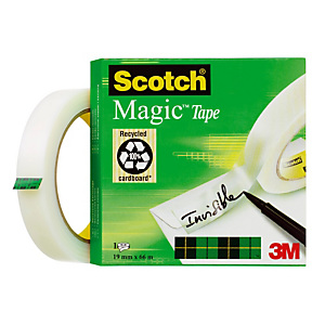 6 rubans Magic invisible Scotch® 19 mm x 66 m 6 rubans Magic invisible Scotch® 19 mm x 66 m
