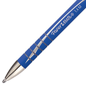 6 stylos-bille Paper Mate® Flexgrip Elite coloris Bleu