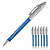 6 stylos-bille Paper Mate® Flexgrip Elite coloris Bleu - 1
