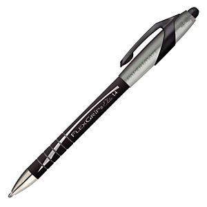 6 stylos-bille Paper Mate® Flexgrip Elite coloris noir