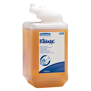 6 vullingen handwascrème Kleenex Ultra 1 L