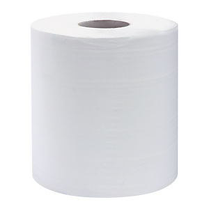 6 witte rollen met centrale afrolling Strong L-One, 450 vellen 6 witte rollen met centrale afrolling Strong L-One, 450 vellen