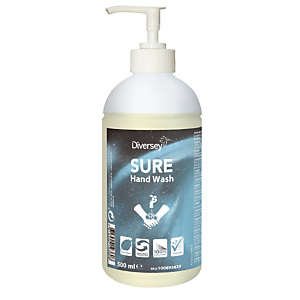 6 zachte zepen SURE Hand Wash 500 ml 6 zachte zepen SURE Hand Wash 500 ml