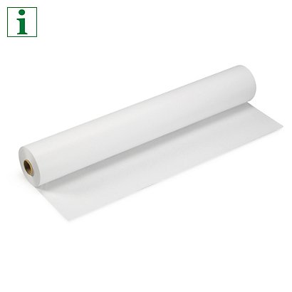 60gsm white Kraft paper rolls, 1000mm x 100m - 1