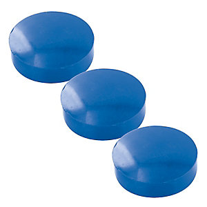 8 ronde magneten Ø 30 mm blauw