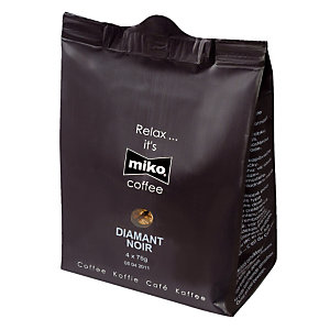 9 paquets de 4 filtres doses café Miko Diamant Noir