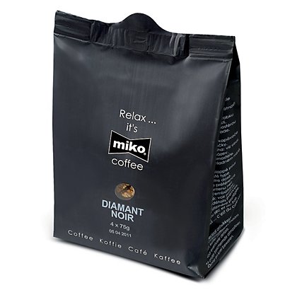 9 paquets de 4 filtres doses café Miko Diamant Noir - 1