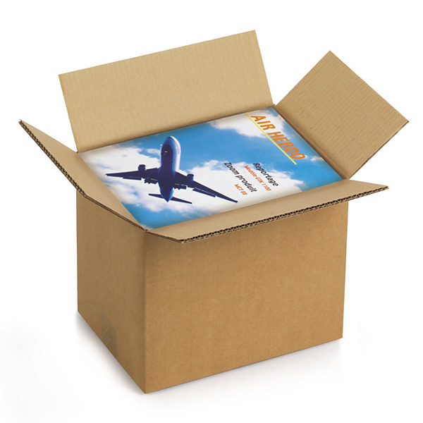 A3 kartonnen dozen in bruin dubbelgolfkarton 43 x 31 x 25 cm