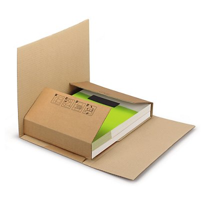 A4 formátumú Ecobook könyvszállító kartondoboz