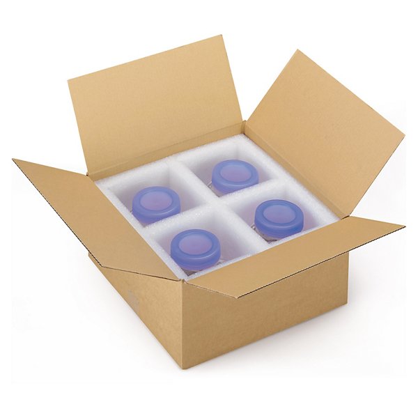 A4 kartonnen dozen in bruin enkelgolfkarton 31 x 22 x 12 cm - 3