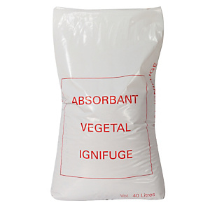 Absorbant végétal Ignifugé 40L Absorbant végétal Ignifugé 40L