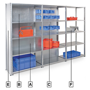 Accessoires pour le système de rayonnage multifonction AD’ VANCE Accessoires pour le système de rayonnage multifonction AD’ VANCE