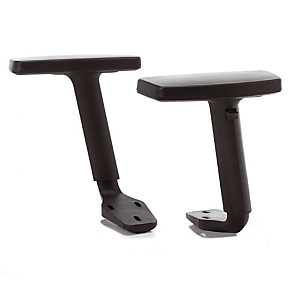 Accoudoirs pour fauteuil Linea Fabbrica Unit Air 1D noir Accoudoirs pour fauteuil Linea Fabbrica Unit Air 1D noir