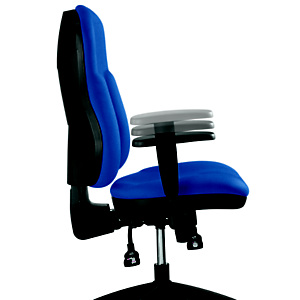 Accoudoirs pour Siège de bureau Sacha Polypropylène Noir Hauteur réglable