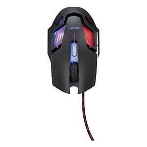 Acer Nitro Gaming NMW200 Black, Ambidextre, Optique, USB Type-A, 7200 DPI, Noir GP.MCE11.039 Acer Nitro Gaming NMW200 Black, Ambidextre, Optique, USB Type-A, 7200 DPI, Noir GP.MCE11.039